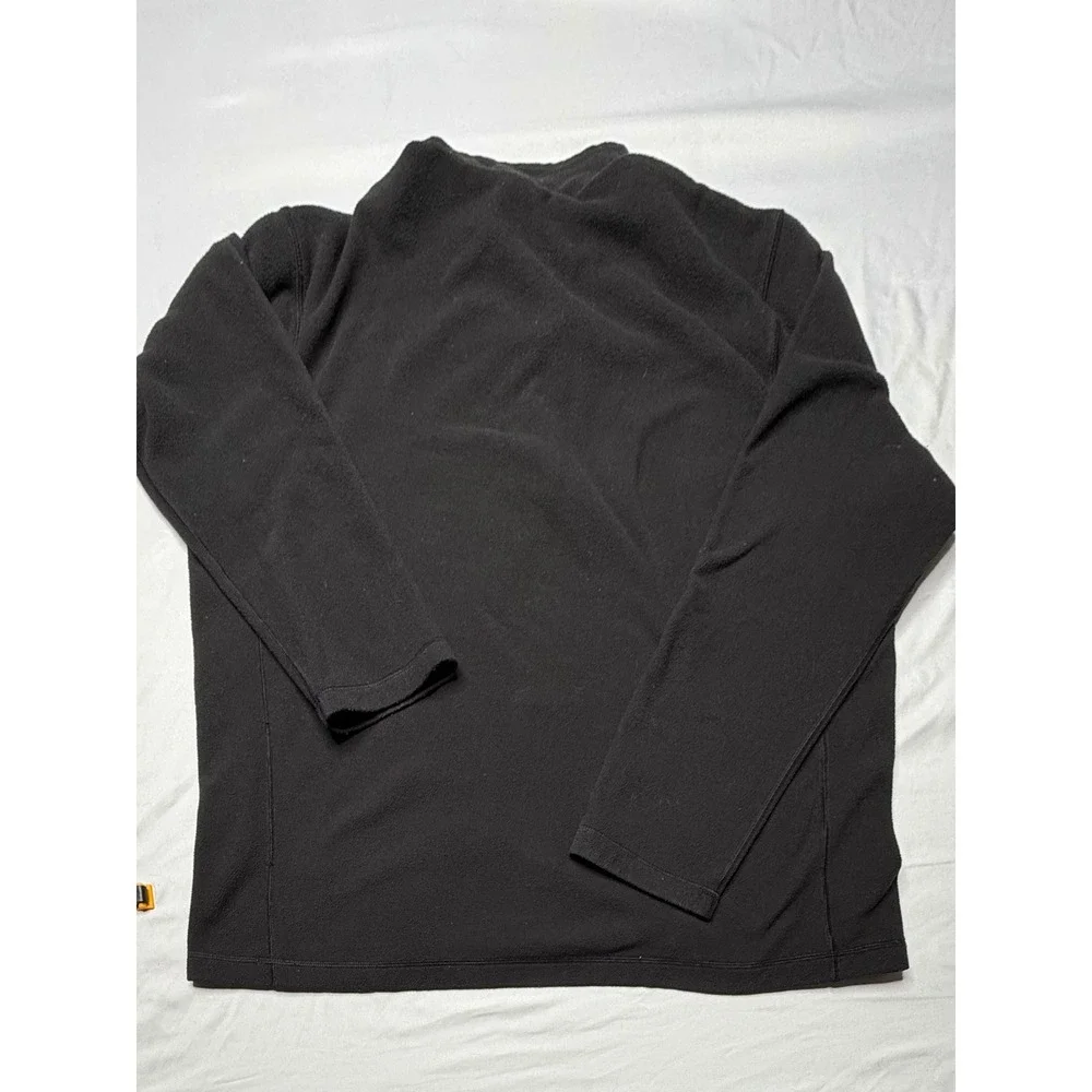 The North Face Mens XL TKA 100 Glacier 1/4 Zip Fleece Pullover Black T7